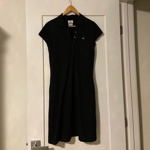 Black Lacoste T-shirt dress
